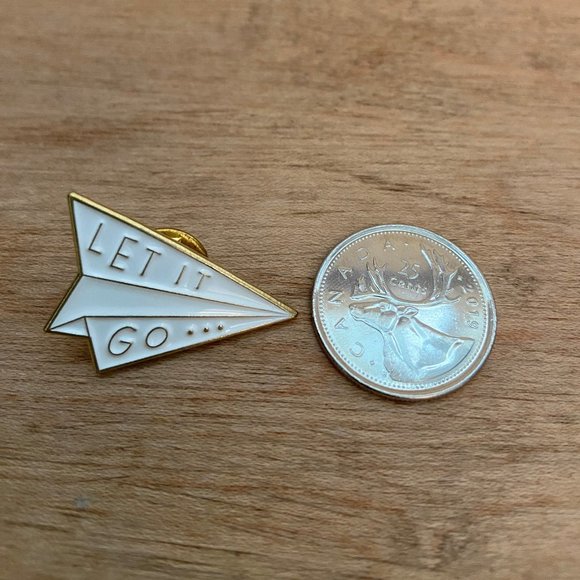 (3 for $18) Let It Go Enamel Pin - Picture 3 of 3